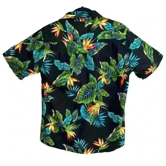 Blue Hawaii Bird of Paradise Shirt Size S - Picture 2 of 4